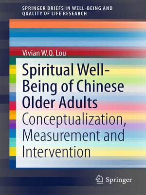 cover image of Spiritual Well-Being of Chinese Older Adults